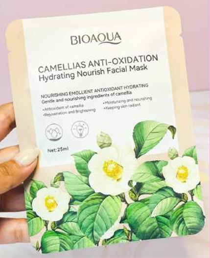 Mascarilla en velo Camellias Bioaqua