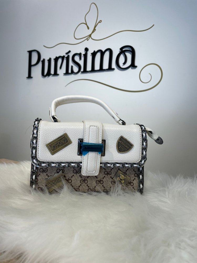 Cartera MOSHINO Blanca