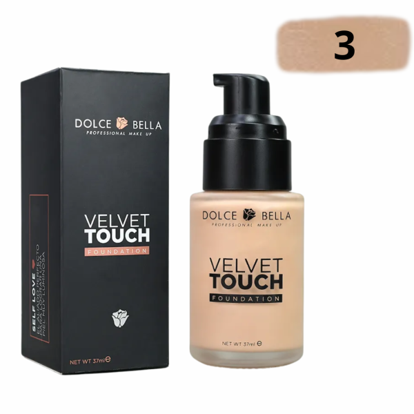 Base liquida Dolce Bella 24 horas Velvet Touch 37ml tono3