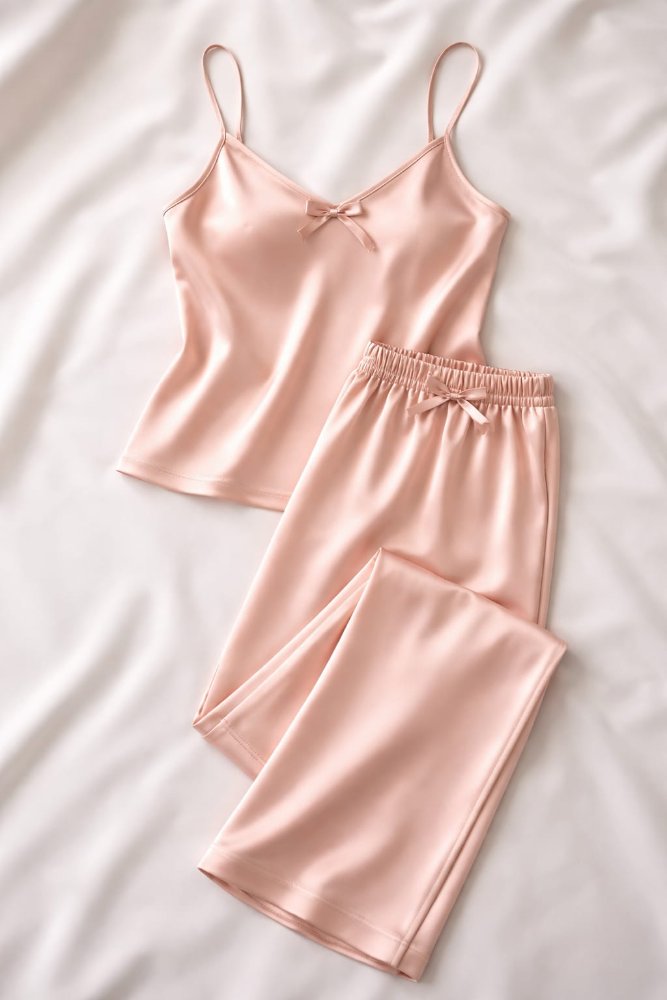 Pantalon unicolor satin Talla S