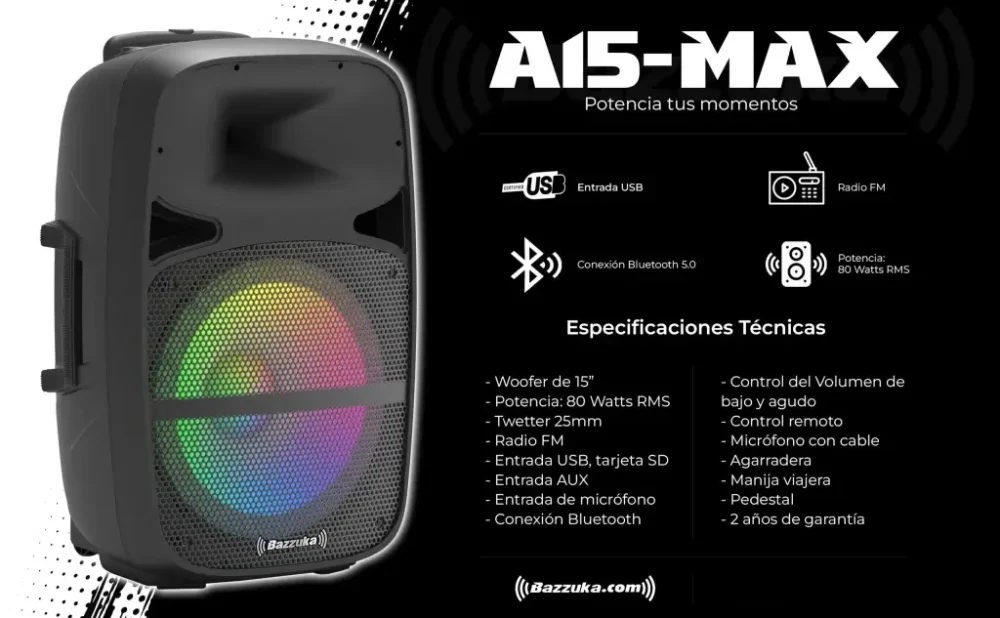 Parlante Activo A15 Max