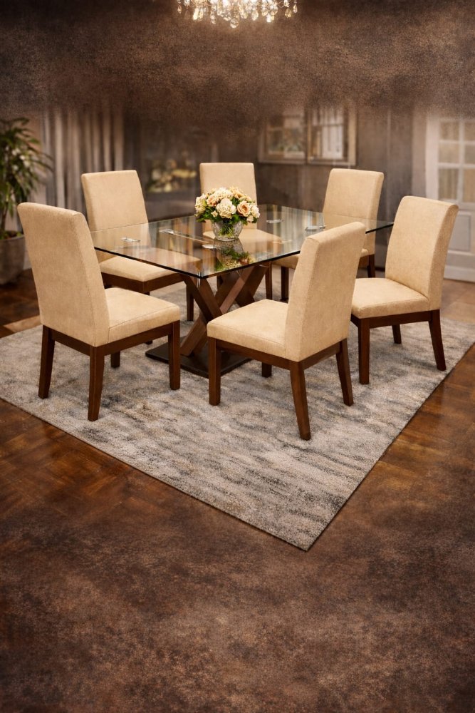 Comedor de Madera 6 puestos