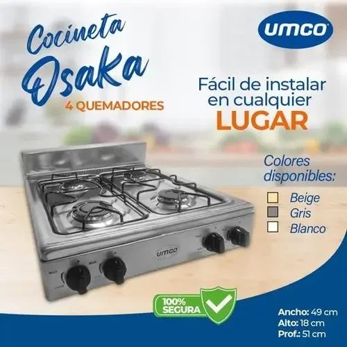 Cocineta Osaka - 4 Quemadores