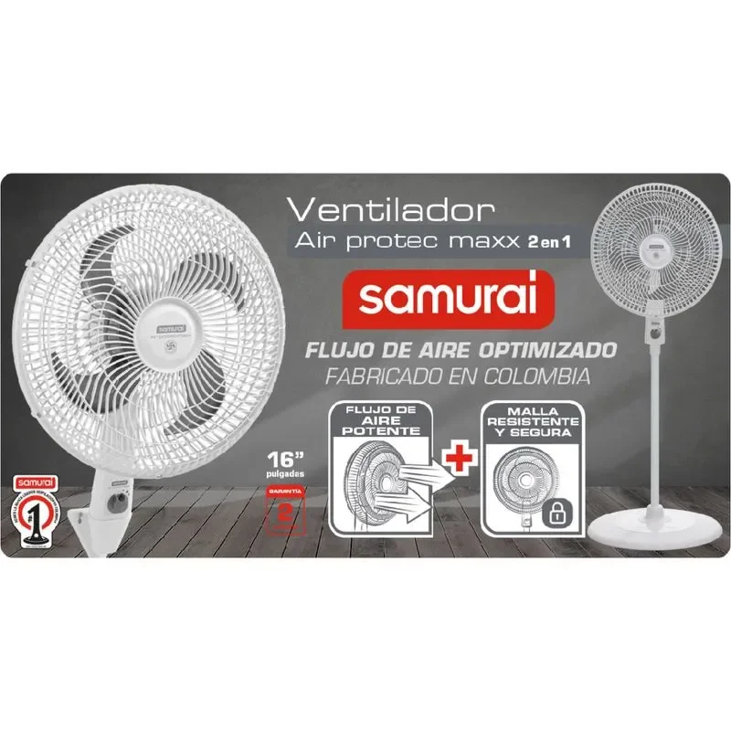 Ventilador 2 en 1 Samuray