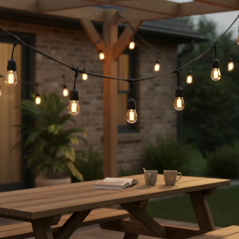 Guirnalda Led Vintage 20 Bombillas 10 Metros
