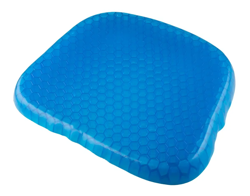 Cojin Gel Silicon Ergonomico Panal Comodo Asiento Auto Silla