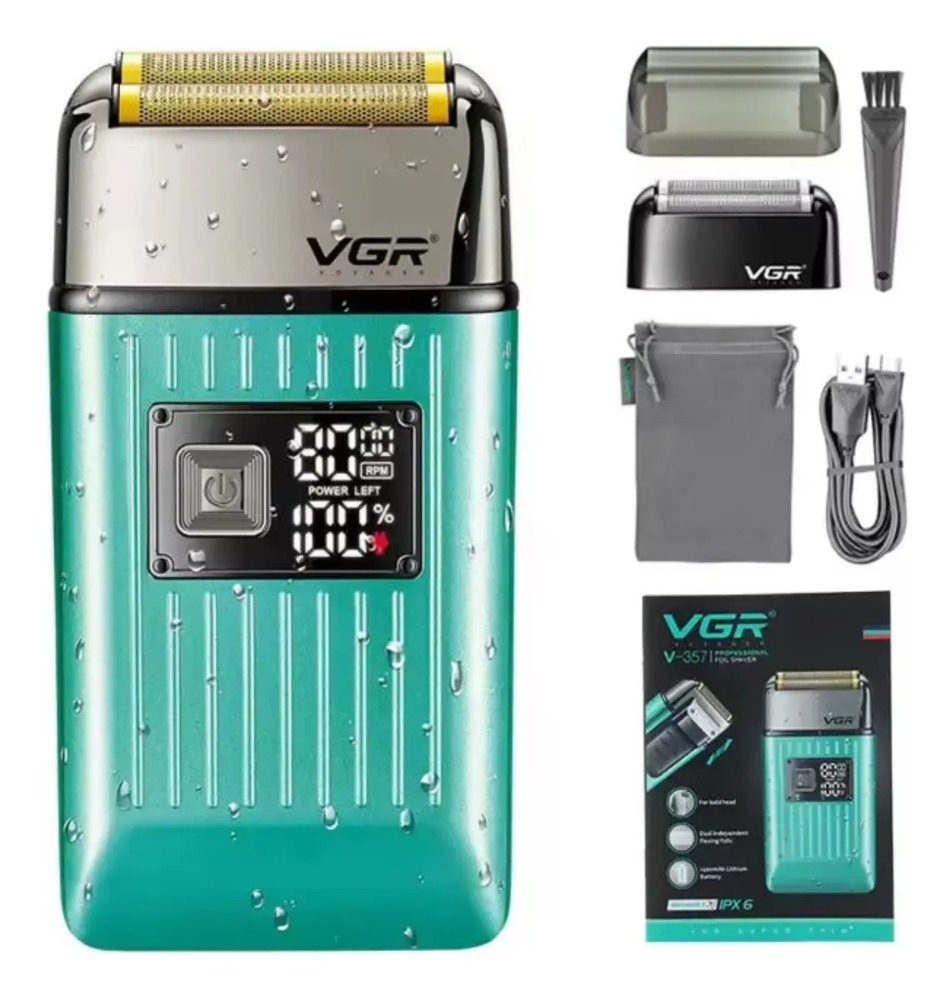 Maquina Afeitadora Shaver Inalambrica Profesional Vgr V-357