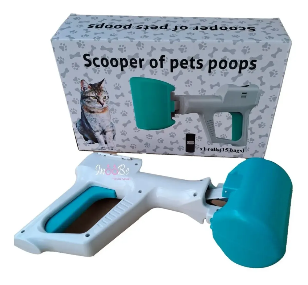 Pala recolectora de heces higiénicas + bolsas para mascotas