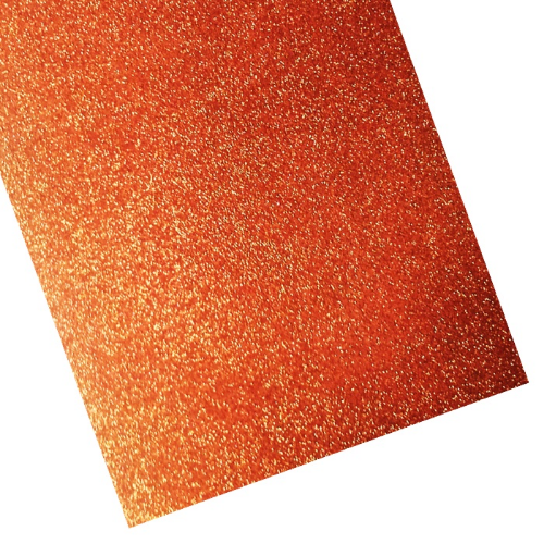 FOAMI ESCARCHADO NARANJA9X12" SYSABE