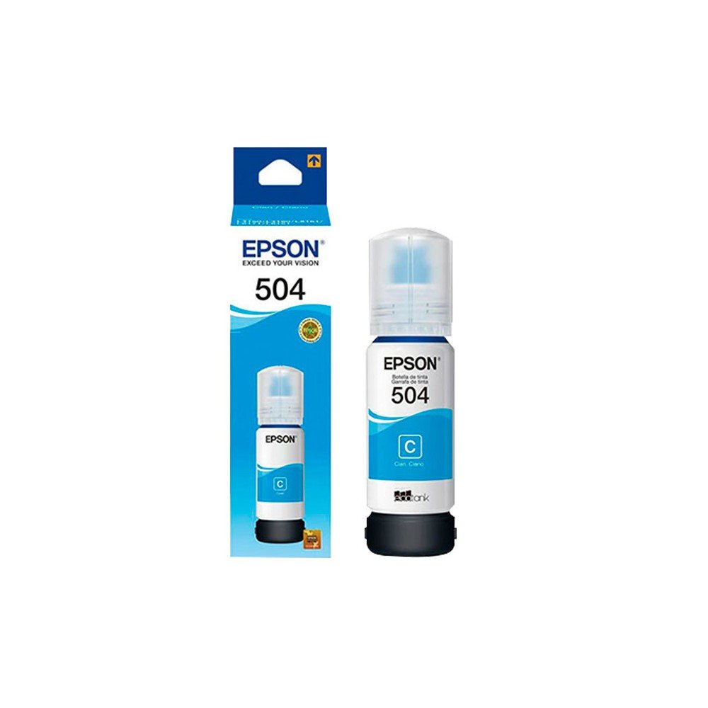 TINTA EPSON 504 AZUL GENERICA SIN SELLO