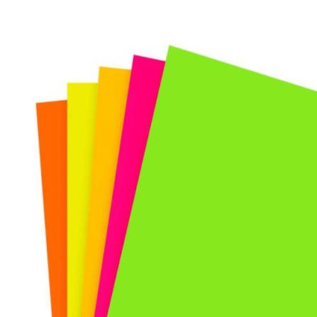 CARTULINA NEON 8.5 X 11
