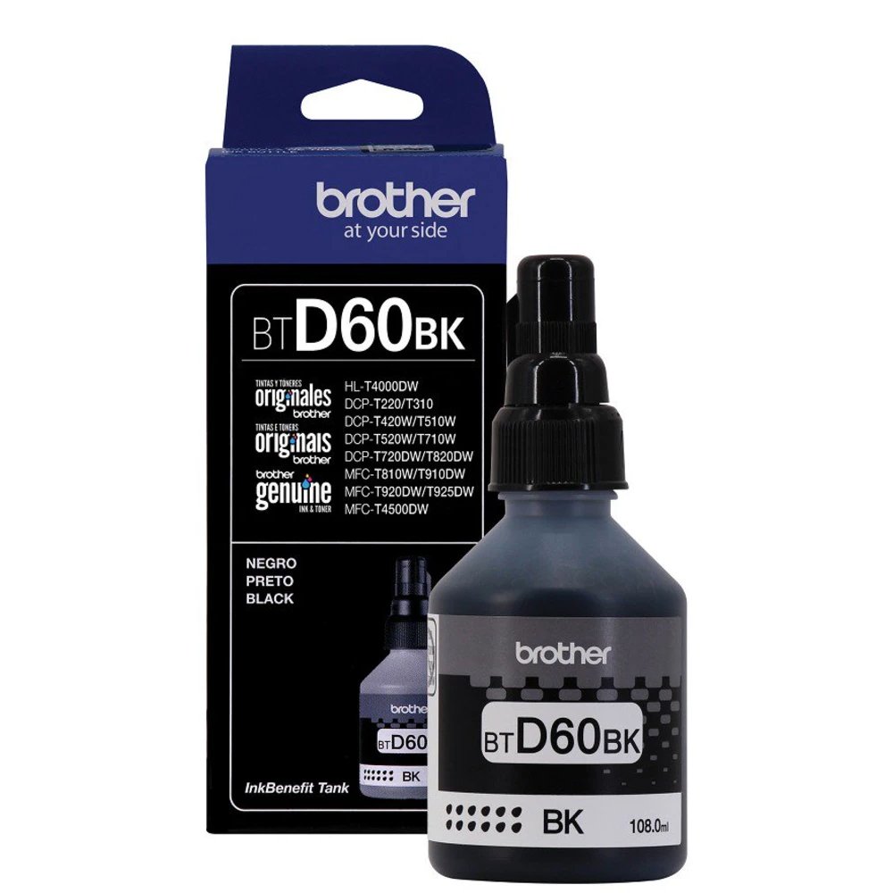 TINTA BROTHER BTD60 NEGRA