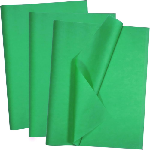 PAPEL DE SEDA VERDE 20X28" 50X70CM 100/1