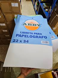 LIBRETA P/PAPELOGRAFO 22X34"50HJS. ABBY