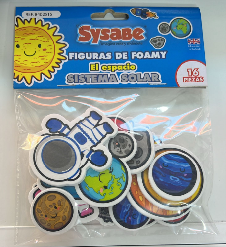 CALCOMANIA SISTEMA SOLAR SYSABE