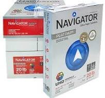 Resma de Papel 8.5" x 11", Navigator Platinum 75gm