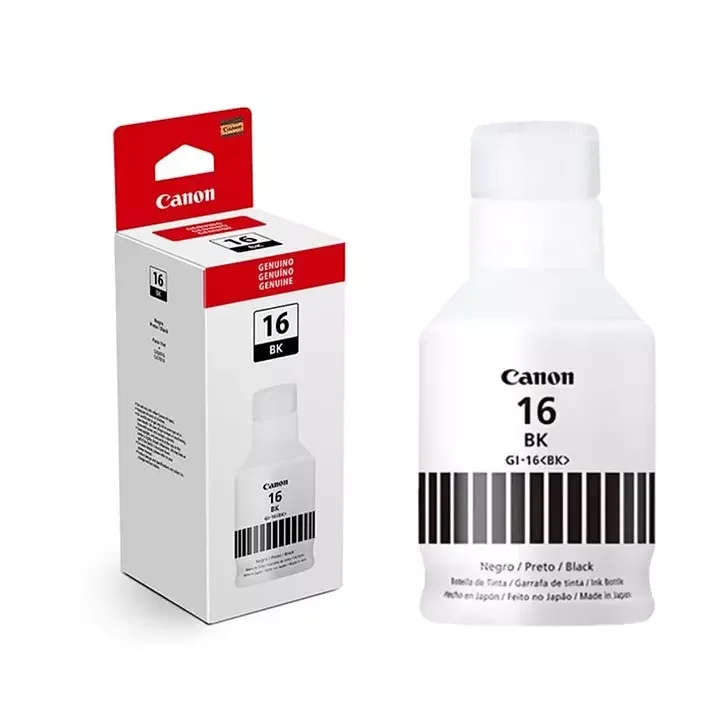 TINTA CANON GI-16 bk 170 M NEGRA/AZUL/MAGENTA/AMARILLA   GI-16 bk 170 M