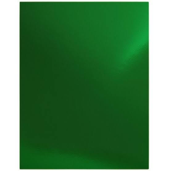 CARTULINA VERDE METALIZADA 22X27