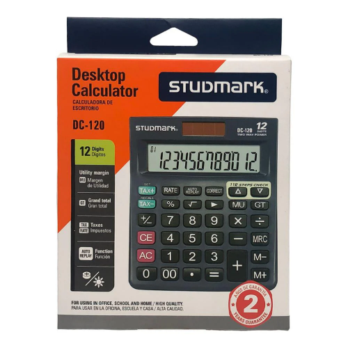 CALCULADORA MED 12 DIG STUDMARK