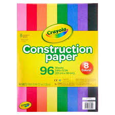 PAPEL CONSTRUCCION MARCA CRAYOLA 96HOJ