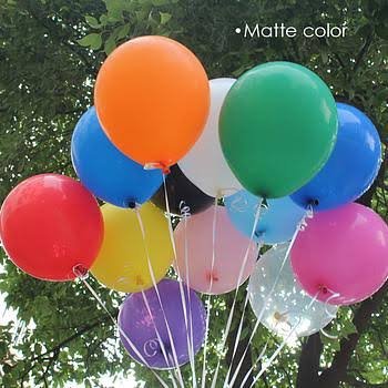 VEJIGA O GLOBOS AL DETALELS  N12  UNIDAD DE TODOS LOS COLORES