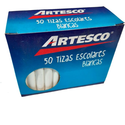 CAJA DE TIZA BLANCA ARTESCO 50/1