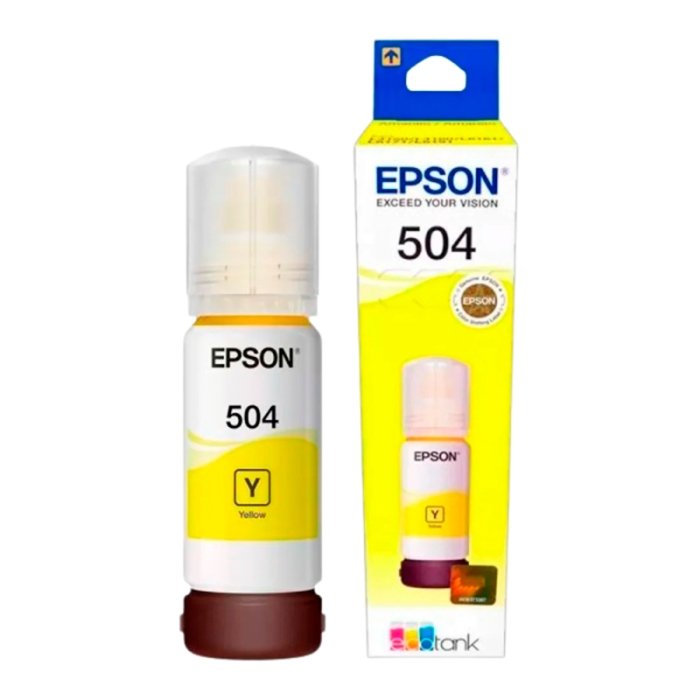 TINTA EPSON 504 AMARILLO GENERICA SIN SELLO