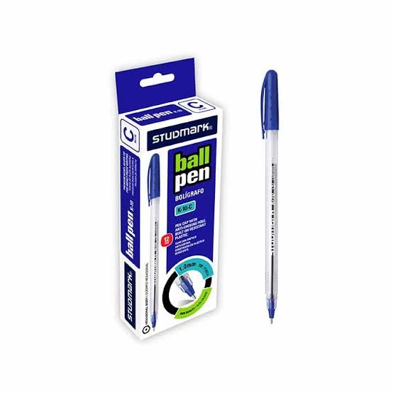 BOLIGRAGO AZUL STUDMARTK K-10 PUNT CAJ 12 KIT ESCOLARES