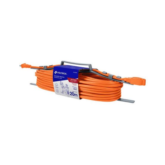 EXTENSION ELECTRICA ER-20X16 20 MT NARANJA VOLTECK