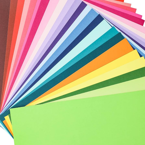 PAPEL O HOJAS DE COLORES SURT.HOT 8½X11 250/1 ½X11 250/1  PAQ.