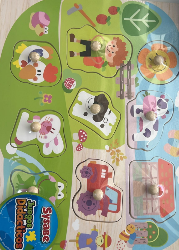 JUEGO DIDACTICO GRANJA ALEGRE EN MAD. SYSA