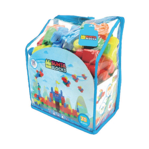 JUEGO BLOQUES 174PZ.FUNDA PLASTICA SYSABE