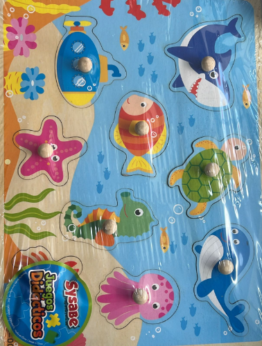 JUEGO DIDACTICO ANIMALES ACUATI. EN MAD. S