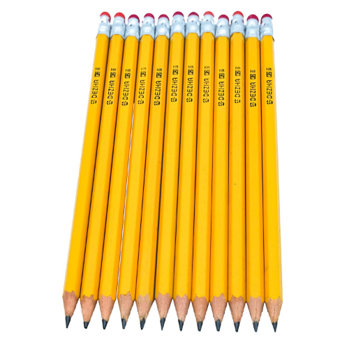 LAPIZ CARBON  2  HB AMARILLO BEIFA 12/1 SIN PUNTAS GRUESA (PAQ. DE 12)/1