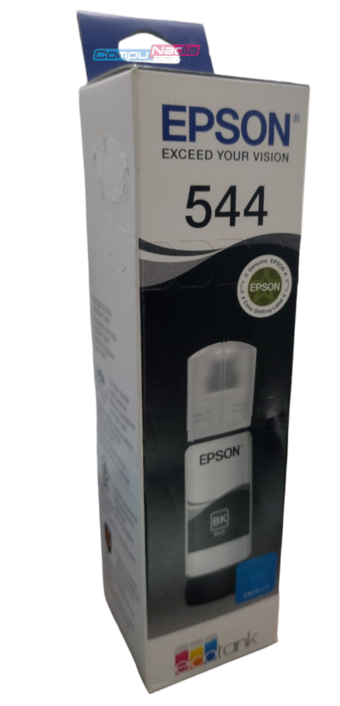 TINTA EPSON 544 NEGRA ORIGINAL SELLO AZUL