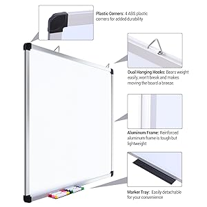 PIZARRA BLANCA  48X95 METAL
