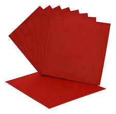 PLANCHA DE FOAMI CON BRILLO ROJO 10/1