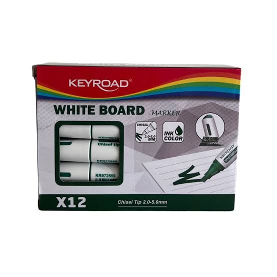 MARCADOR DE PIZARRA VERDE KEYROAD UD