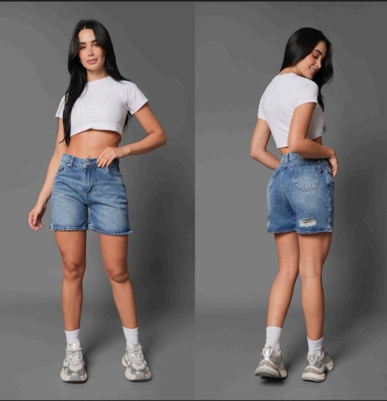 SHORT LARGO OSCURO