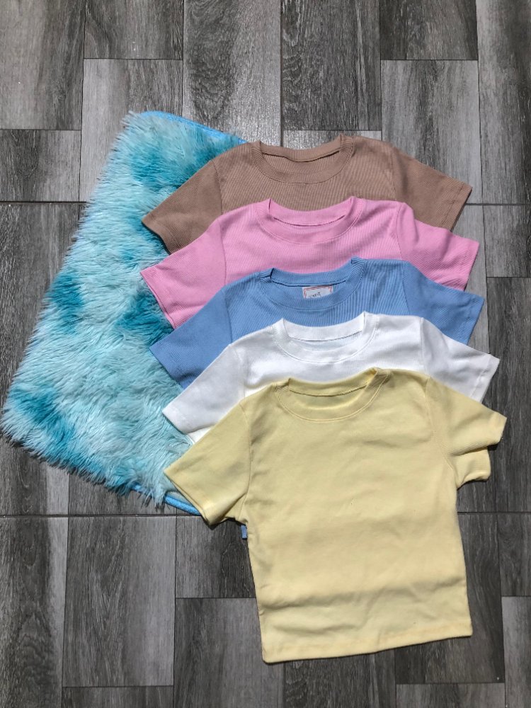 BLUSA MANGA CORTA UNICOLOR