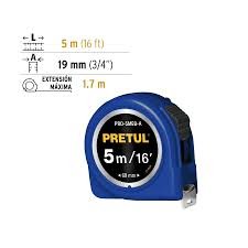 RFLEXOMETRO 5MTS 19MM PRETUL