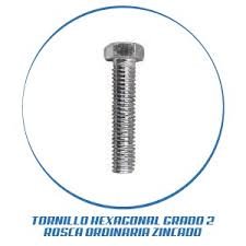 TORNILLO GRADO 2 ROSCA ORDINARIA ZINCADO5/16X2