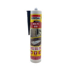 SILICONA MULTIUSOS NEGRA SOUDAL
