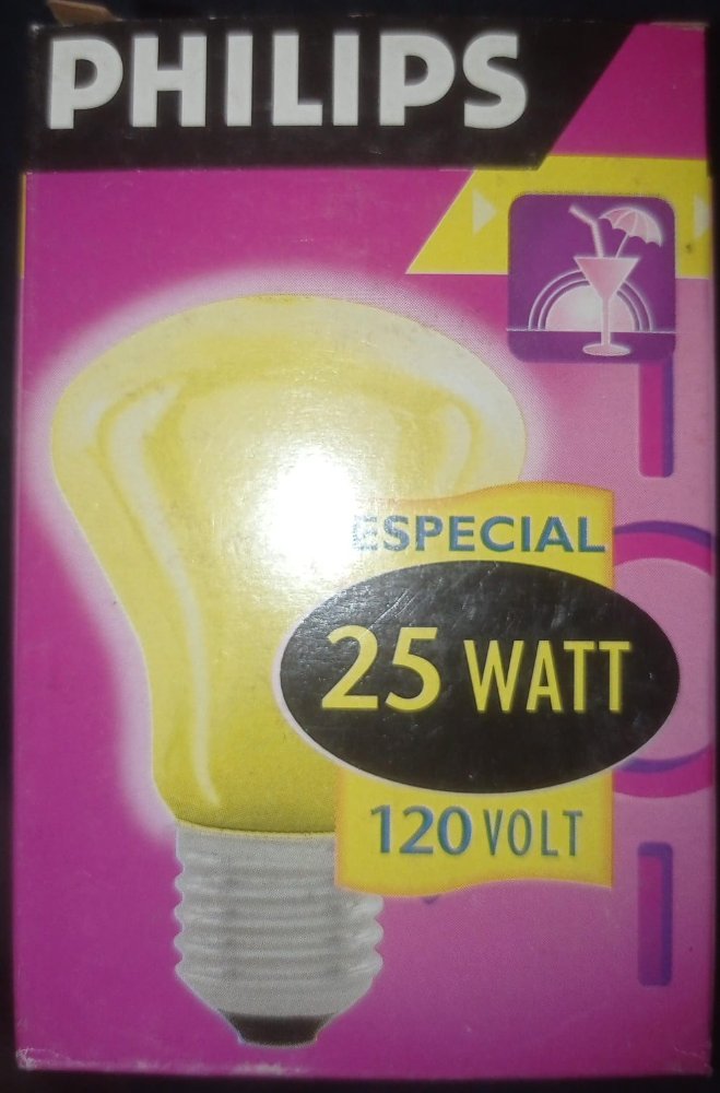 BOMBILLO FHILIPS 25WATT AMARILLO