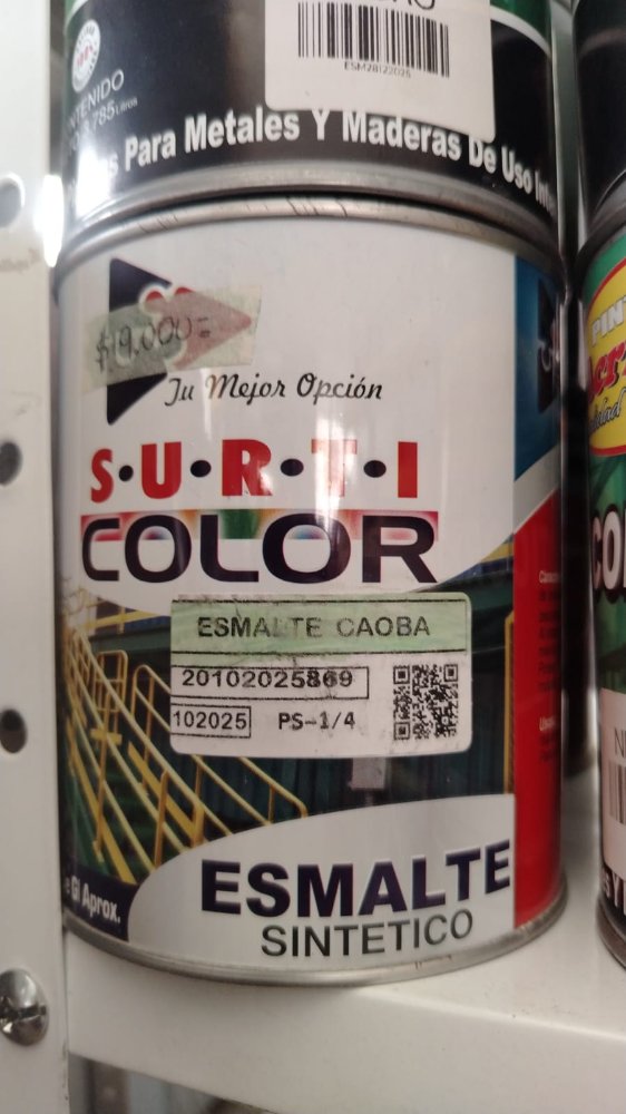 ESMALTE SINTETICO  CABOA SURTICOLOR 1/4