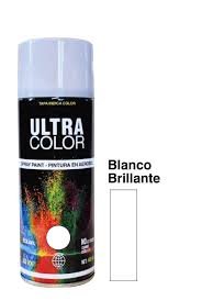 PINTURA AEROSOL BLANCO BRILLANTE  ULTRA COLOR