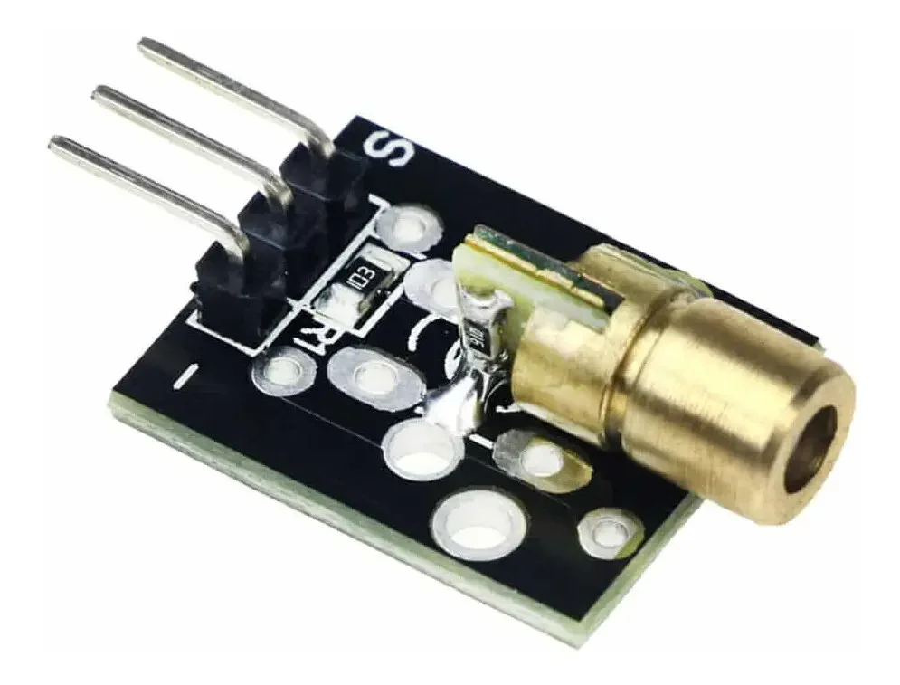 Modulo Puntero Laser Ky-008 Rojo 650nm 5mw 5v Lente Arduino