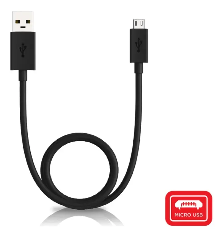 Cable USB-A a MICRO-USB Transf. datos