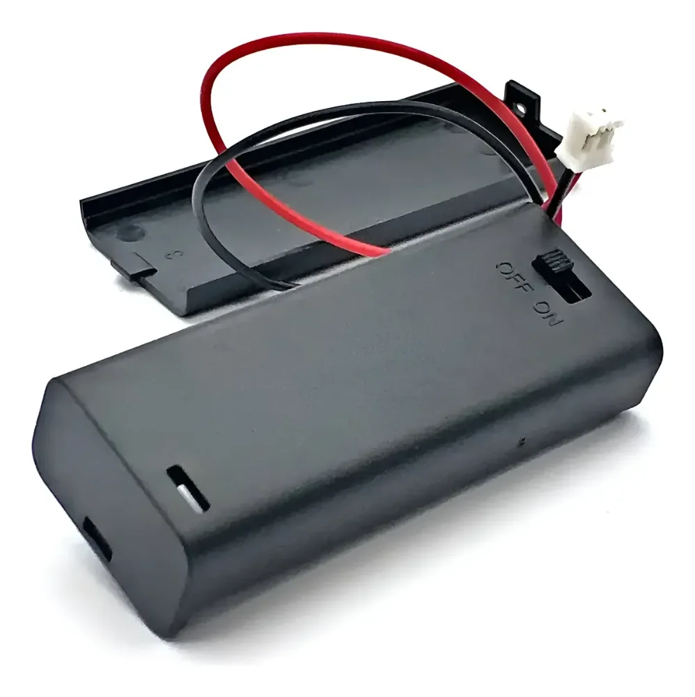 Portapilas 2xAA con interruptor