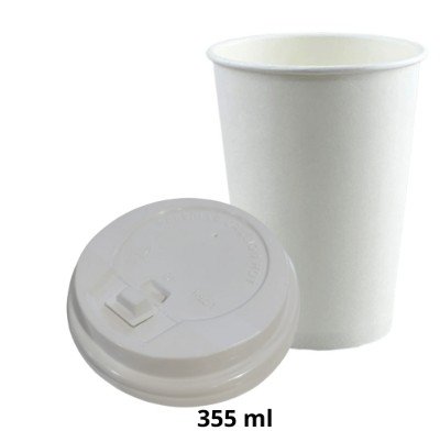 VASO PAPEL C/TAPA 350